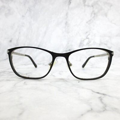 #ad GUESS GU2587 3 002 Eyeglasses Black Silver Full Rim Frames 50 17 135