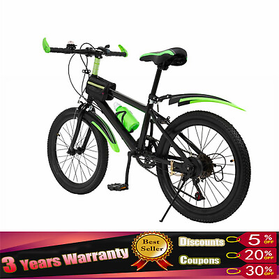 #ad 20 Inch Child Bike Mountain Bike High Carbon Steel Bicycle 7 Speed City Bike