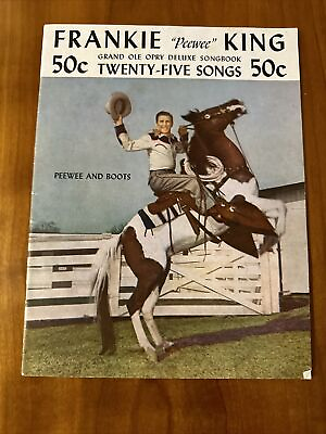 #ad Frankie Pee Wee King Grand Ole Opry Deluxe Songbook 1943 RARE Cowboy Gem