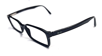 #ad Ray Ban RB5012 2000 Large Size Black Rectangle Eyeglasses 52 19 140