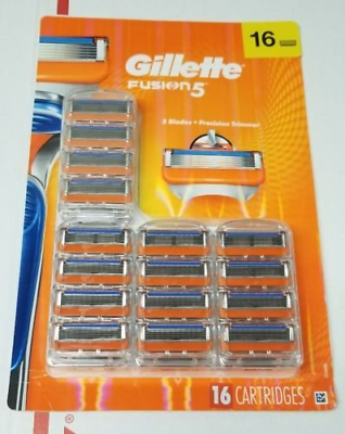 #ad Gillette Fusion5 Regular Razor Blades Fits Power 16 Cartridges