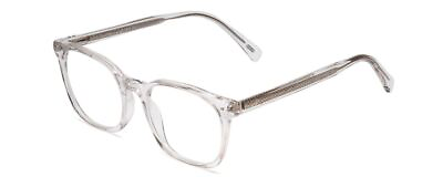 #ad Ernest Hemingway H4851 Unisex Cateye Eyeglasses Gloss Clear Crystal Silver 51 mm