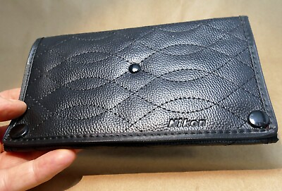 #ad Nikon Soft Pouch Case wallet for 49mm 67mm filters Nikkor Genuine OEM