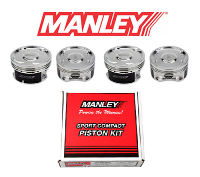 #ad Manley Pistons 99.5mm Bore 8.5:1 CR Kit fits 2006 2014 Subaru WRX 2004 STi EJ25