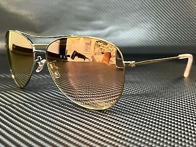 #ad COACH HC7079 90056F Light Gold Pilot Women#x27;s 58 mm Sunglasses