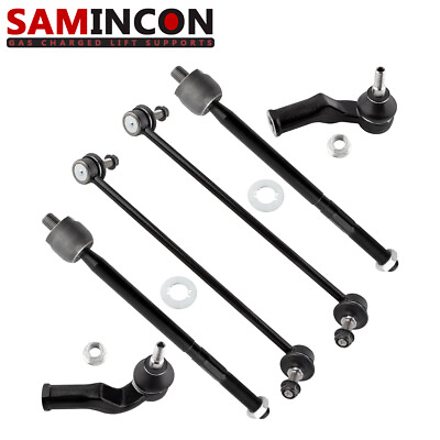#ad For Volvo C30 C70 S40 V50 6Pcs Front Sway Bars amp; Inner Outer Tie Rods kit