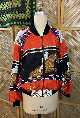 #ad Vintage Jacket 90s Horse M L