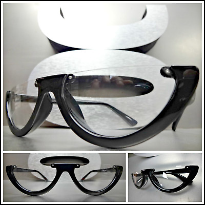 #ad #ad Women#x27;s Classy Elegant Retro Clear Lens EYE GLASSES Unique Funky Fashion Frame