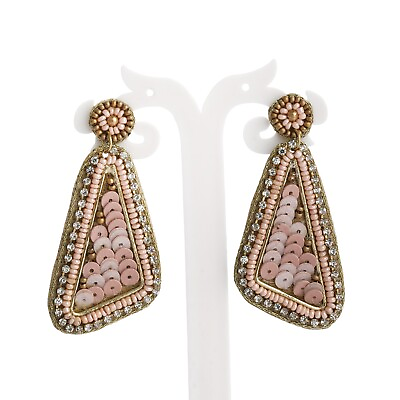 #ad Fashion Seed Bead New Drop Dangle Long Beautiful latest Earrings jewelry