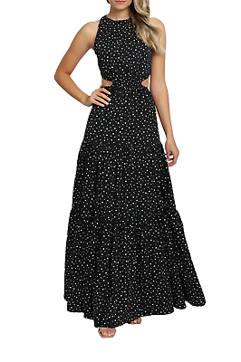 #ad Significant Other Poppy Dress in Black Cream Polka Size 12 AU