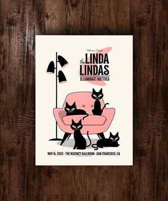#ad The Linda Lindas Original San Francisco 2023 November 16 Tour Ltd Concert Poster