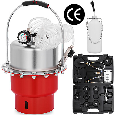 #ad Pro Portable Pneumatic Air Pressure Kit Brake amp; Clutch Bleeder Valve System Kit