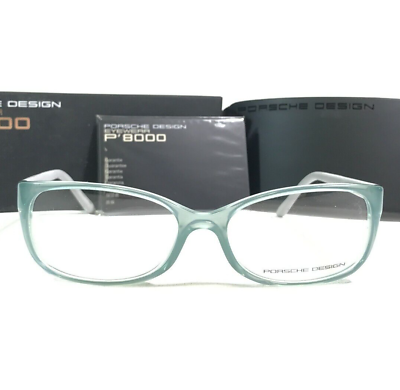 #ad Porsche Design Eyeglasses Frames P8247 B Grey Clear Green Cat Eye 53 17 135 $79.99