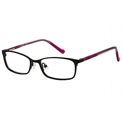 #ad Guess Men#x27;s Eyeglasses Clear Demo Lens Black Pink Rectangular Frame GU9155 3 005