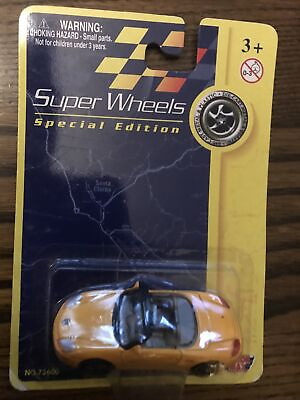 #ad Super wheel special edition number 73600 Porsche motor max In Sealed Package.