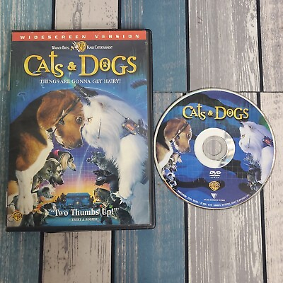 #ad Cats amp; Dogs DVD 2001 COMPLETE Good