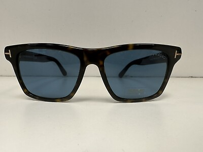 #ad Brand New Tom Ford Sunglasses Buckley FT 0906 52V Havana Blue