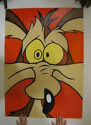 #ad Wile E Coyote Poster Looney Tunes E. Commercial Road Runner Bugs Bunny