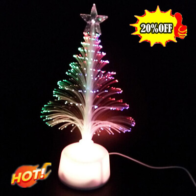 #ad Car Toys Kids USB Christmas Tree Desk Fiber Optic Child Light HOTS US