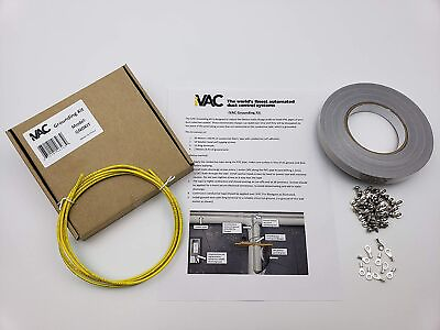 #ad IVAC Dust Collector Grounding Kit for non conductive PVC or plastic pipe