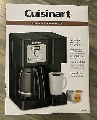 #ad Cuisinart SS 12 Coffee Center 12 Cup Coffeemaker amp; Single Serve Brewer