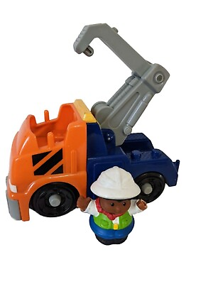 #ad Fisher Price emergency dump truck with Safari Michael figure toy $19.95