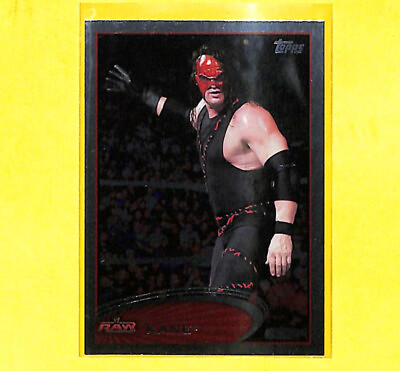 #ad 2012 Topps WWE #25 Kane Silver Foil Card