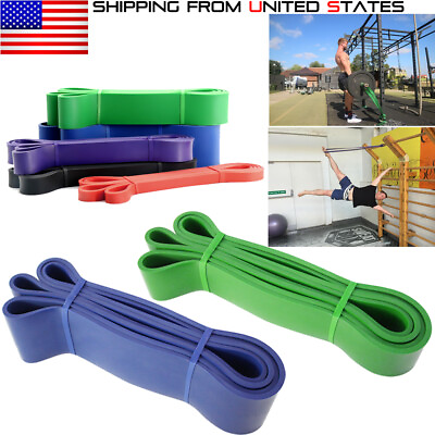 #ad Resistance Bands 2 Set Pull up Loop for Gym Exercise Heavy Duty Fitness Workout $32.00