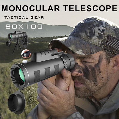 #ad 3000m Day 800x100 Zoom HD Monocular Starscope Monocular Telescope BAK4Binoculars