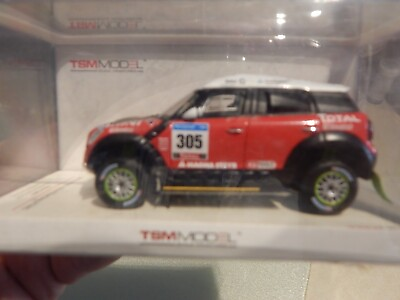 #ad RARE 2011 Mini Monster X Dakar Rally in Red Limited Ed by TSM 1 43