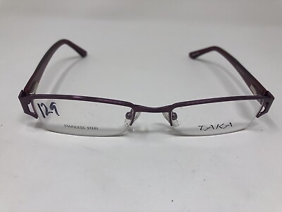#ad Taka Eyeglasses Frame T2611 52 18 135 N ANT PINK HALF RIMLESS WOMENS GX58
