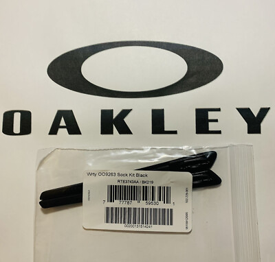 #ad Authentic Oakley Turbine NEW ICON Black Replacement Earsocks OO9263 OJ9003