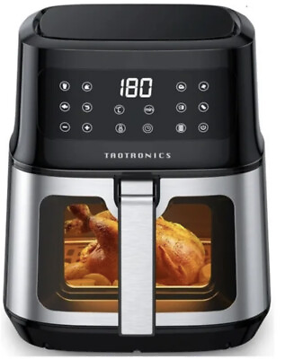 #ad TaoTronics Air Fryer 8 in 1 Airfryer Oven with Viewing Window Smart Touch 5.3 Q