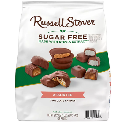 #ad Russell Stover Sugar Free Assorted Chocolates Candy 21.23 oz Bag FREE SHIP