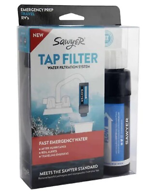 #ad Sawyer Tap Filter Water Filtration System Fast Emergency Water SP134