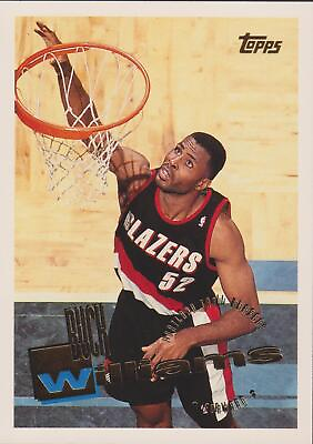 #ad 1995 Topps Buck Williams #46 Portland Trail Blazers Basketball Card