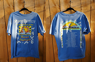 #ad NEW Jimmy Buffett Concert Tour Shirt 2 SIDE Blue PC2205