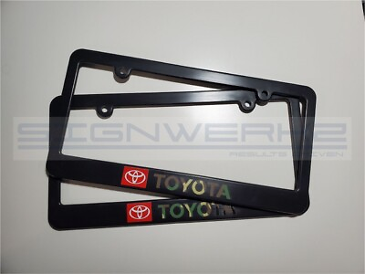 #ad Toyota License Plate Frame Toyota Camo Pair