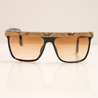#ad VINTAGE Prince Michel de Bourbon designer sunglasses snakeskin detail