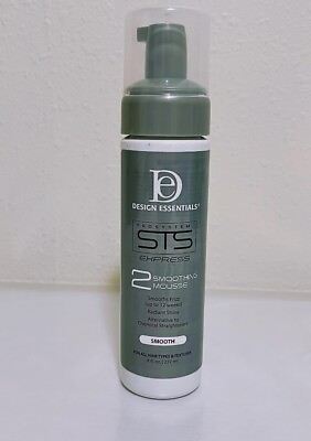 #ad Design Essentials STS Express Smoothing Mousse 8 oz Smooth Frizz up to 12 weeks