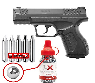 #ad Umarex XBG .177 Cal Air Pistol CO2 BB Gun w BB Jug amp; CO2 Bundle 2254804