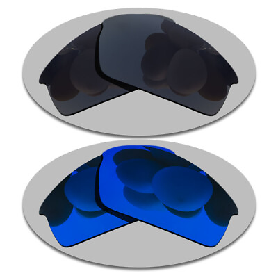 #ad US Grey Blackamp;Deep Blue Lenses Replacement For Oakley Bottlecap