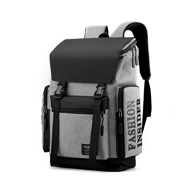 #ad Oxford Anti theft Laptop Backpack 19quot; Travel Business Shool Book Bag w USB Port $16.78