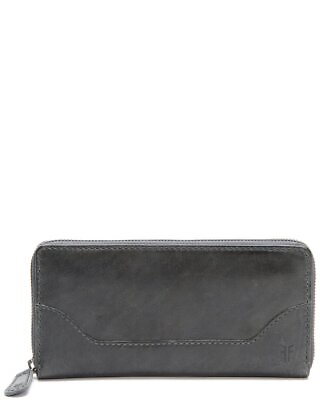 #ad Frye Melissa Zip Leather Wallet Women#x27;s Grey