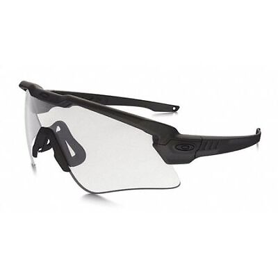 #ad Oakley Oo9296 05 Safety Glasses Black Plutonite Lens Scratch Resistant