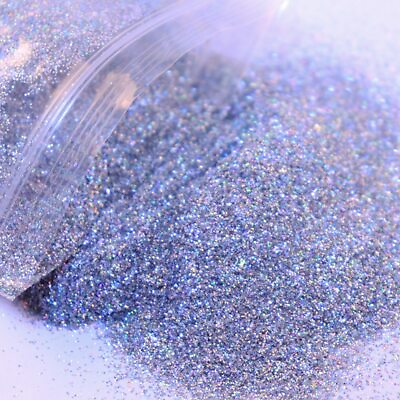 #ad 50g Nail Art Glitter 0.2mm Holographic Chrome Powder Gel Polish Decor Manicure