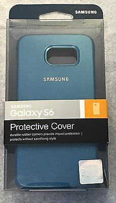 #ad New Original Samsung Protective Cover Case for Samsung Galaxy S6 Blue