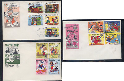 #ad Disney 3 large cachet covers
