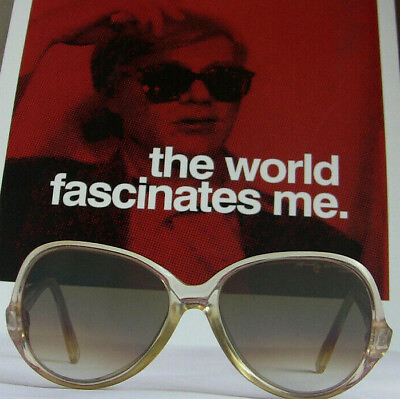 #ad SUNGLASSES REAL GLASS VINTAGE 1980s $18.99