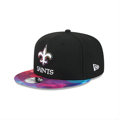 #ad 2023 New Orleans Saints Crucial Catch New Era 9FIFTY NFL Snapback Hat Cap
